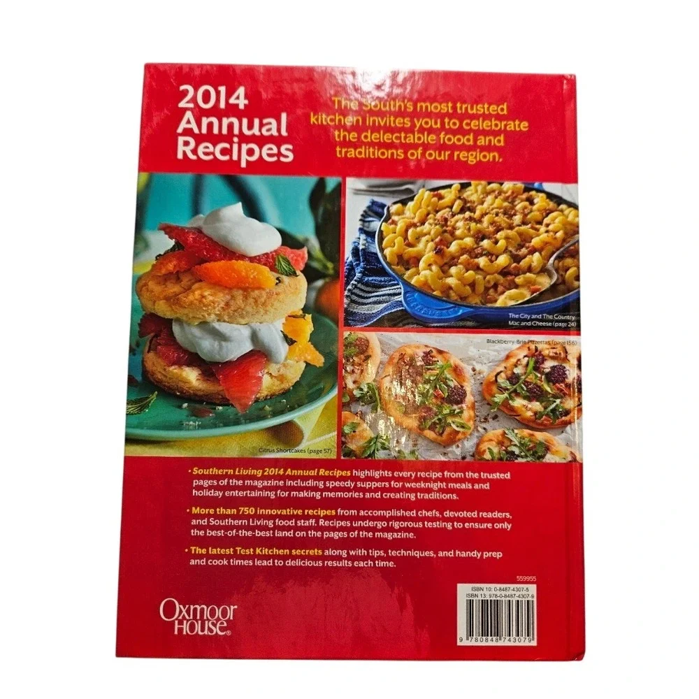 Southern Living 2014 Annual Recipes Cookbook Hardcover Oxmoor House 750+ Recipes